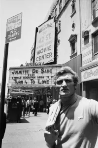 British heavyweight boxer Joe Bugner in New York City. Joe is New York to meet some British heavyweight boxer Joe Bugner in New York City. Joe is New York to meet some
