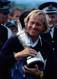 British Open 1978. St Andrews, Scotland, July 1978. Jack Nicklaus with Open Championship British Open 1978. St Andrews, Scotland, July 1978. Jack Nicklaus with Open Championship