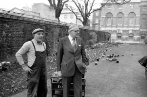 British Prime Minister James Callaghan seen here in the garden of No British Prime Minister James Callaghan seen here in the garden of No
