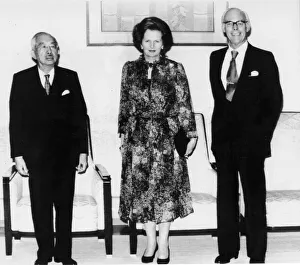 British Prime Minister Margaret Thatcher and Emperor Hirohito with Denis Thatcher - 20 British Prime Minister Margaret Thatcher and Emperor Hirohito with Denis Thatcher - 20