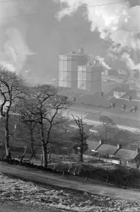 British Steelworks of Ebbw Vale, Wales, 11th March 1971. Face of Britain 1971 Feature British Steelworks of Ebbw Vale, Wales, 11th March 1971. Face of Britain 1971 Feature