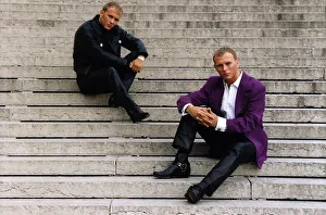 Bros pop group sitting on steps A©Mirrorpix Bros pop group sitting on steps A©Mirrorpix