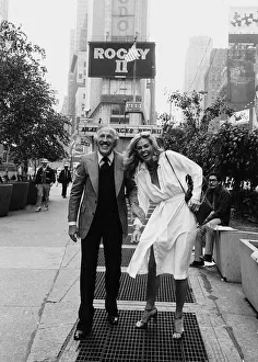 Bruce Forsyth Entertainer with his wife Anthea in New York Bruce Forsyth Entertainer with his wife Anthea in New York