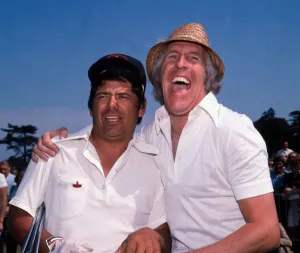 Bruce Forsyth with Lee Trevino at Carnoustie July 1975 Bruce Forsyth with Lee Trevino at Carnoustie July 1975