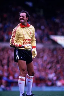 Bruce Grobbelaar football goalkeeper Milk Cup Final 1984 Football Liverpool v Everton Bruce Grobbelaar football goalkeeper Milk Cup Final 1984 Football Liverpool v Everton