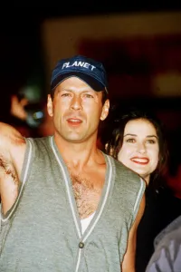 Bruce Willis & Demi Moore at the launch of Planet Hollywood restaurant in London Bruce Willis & Demi Moore at the launch of Planet Hollywood restaurant in London
