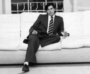 Bryan Ferry pop singer at home December 1982 Bryan Ferry pop singer at home December 1982
