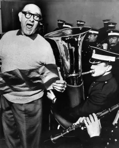 Bud Flanagan and Coldstream Guard Band 1968 recording the song Who Do You Think You Are Bud Flanagan and Coldstream Guard Band 1968 recording the song Who Do You Think You Are