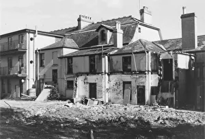 The buildings which would become the Inn on the Quay at Goodrington being cleared The buildings which would become the Inn on the Quay at Goodrington being cleared