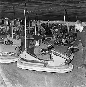 Bumper cars at Silcocks Fair at Skelmersdale 17th May 1973 Bumper cars at Silcocks Fair at Skelmersdale 17th May 1973