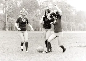 Bunnygirls training in London's Hyde Park Playboy bunny bunnies Football Bunnygirls training in London's Hyde Park Playboy bunny bunnies Football