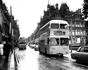 Buses in Grainger Street, Newcastle. 14th July 1970 Buses in Grainger Street, Newcastle. 14th July 1970