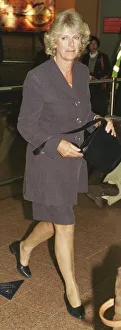 Camilla Parker Bowles arrives at Heathrow Airport from New York carrying black Camilla Parker Bowles arrives at Heathrow Airport from New York carrying black