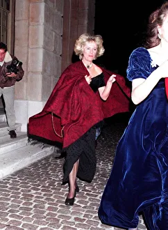 Camilla Parker Bowles leaving party at The Ritz in London November 1995 Camilla Parker Bowles leaving party at The Ritz in London November 1995