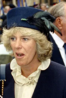 Camilla Parker Bowles seen here leaving Westminster Abbey following a service of Camilla Parker Bowles seen here leaving Westminster Abbey following a service of