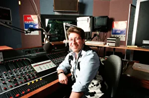 Capital Radio DJ Neil Fox, also known as Dr. Fox or Foxy, in the Capital FM Studio Capital Radio DJ Neil Fox, also known as Dr. Fox or Foxy, in the Capital FM Studio