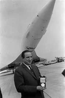 Captain Brian Trubshaw Concorde Pilot May 1971 Pictured after being presented with Captain Brian Trubshaw Concorde Pilot May 1971 Pictured after being presented with