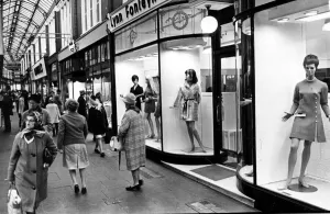 Cardiff - Arcades - Royal Arcade - 13th March 1970 - Western Mail Cardiff - Arcades - Royal Arcade - 13th March 1970 - Western Mail