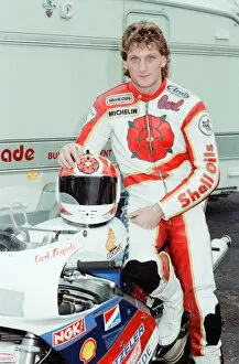 Images Dated 22nd September 1988: Carl Fogarty, Motorbike Racer, aged 23 years old, 22nd September 1988