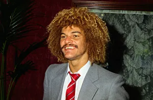 Carlos Valderrama Columbia football player May 1988 Carlos Valderrama Columbia football player May 1988