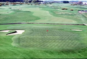Carnoustie golf course 18th fairway June 1999 scene for the 1999 British Open Golf Carnoustie golf course 18th fairway June 1999 scene for the 1999 British Open Golf