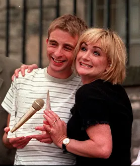 Caroline Aherne comedy winner Paul Foote August 1997 Edinburgh Festival Open Mic Awards Caroline Aherne comedy winner Paul Foote August 1997 Edinburgh Festival Open Mic Awards
