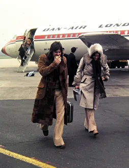 The Carpenters - Pop Group Karen Carpenter arriving at Birmingham airport The Carpenters - Pop Group Karen Carpenter arriving at Birmingham airport