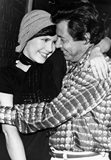Carrie Fisher and father Eddie Fisher 1974 Carrie Fisher and father Eddie Fisher 1974
