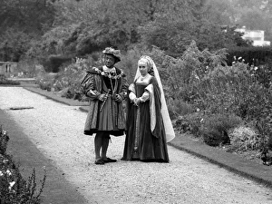 Carry On Henry Film 1970 Filming at Pinewood Studios Sid James plays Henry Carry On Henry Film 1970 Filming at Pinewood Studios Sid James plays Henry