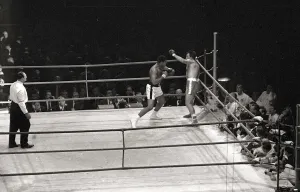 Cassius Clay August 1966 Title fight against Brain London Cassius Clay August 1966 Title fight against Brain London
