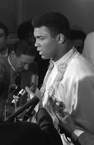 Cassius Clay later to become Muhammad Ali May 1966 Cassius Clay v Henry Cooper at a Cassius Clay later to become Muhammad Ali May 1966 Cassius Clay v Henry Cooper at a