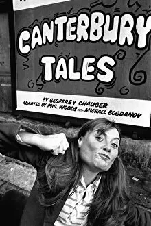Images Dated 23rd September 1980: The cast of The Canterbury Tales, performed by the New Vic Theatre at Newcastle