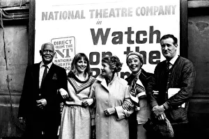Some of the cast from the National Theature production of Watch On The Rhine at Some of the cast from the National Theature production of Watch On The Rhine at