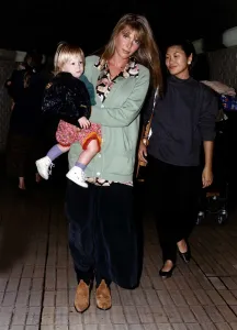 Catherine Oxenberg Actress and baby India arrive at Heathrow Airport Catherine Oxenberg Actress and baby India arrive at Heathrow Airport