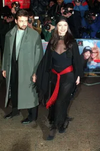 Catherine Zeta Jones Actress with Angus MacFayden at the film premiere of Waynes Catherine Zeta Jones Actress with Angus MacFayden at the film premiere of Waynes