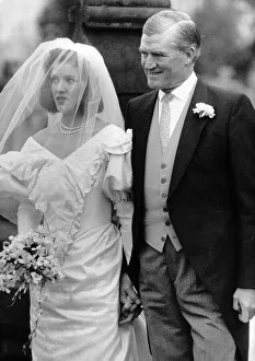 Cecil Parkinson Conservative MP attends his daughters wedding to Mark Bamber Cecil Parkinson Conservative MP attends his daughters wedding to Mark Bamber