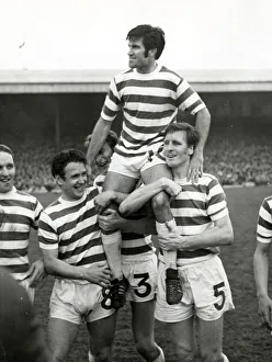 Celtic versus CLyde March 1971 sport footbaall Celtic inside forward Bertie Celtic versus CLyde March 1971 sport footbaall Celtic inside forward Bertie