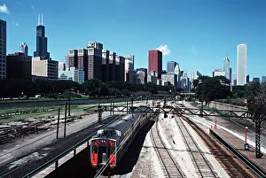 Central Chicago - Illinois - United States of America. Skyline Central Chicago - Illinois - United States of America. Skyline