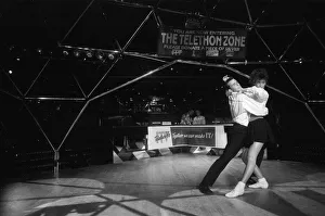 Champion Jane Mytton from Kings Norton dancing at the Dome Nightclub. 20th March 1990 Champion Jane Mytton from Kings Norton dancing at the Dome Nightclub. 20th March 1990