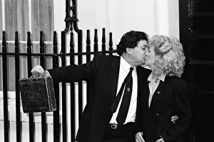 The Chancellor of the Exchequer, Nigel Lawson, and his wife Therese The Chancellor of the Exchequer, Nigel Lawson, and his wife Therese