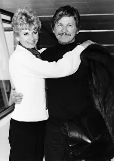 Charles Bronson Actor with wife at airport March 1984 Dbase Charles Bronson Actor with wife at airport March 1984 Dbase