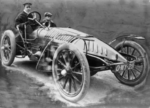 Charles Jarriott in his Wolseley 9th May 1904 Charles Jarriott in his Wolseley 9th May 1904