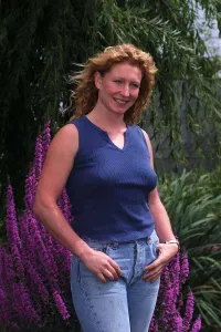 Charlie Dimmock TV Presenter Gardener July 1999 Pictured at the Watergarden in Charlie Dimmock TV Presenter Gardener July 1999 Pictured at the Watergarden in
