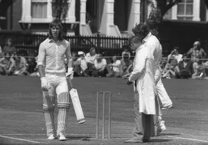 Charlie George football player for Arsenal July 1973 playing in a charity Charlie George football player for Arsenal July 1973 playing in a charity