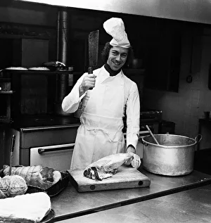Charlie George Football Player January 1978 wearing chefs hat Charlie George Football Player January 1978 wearing chefs hat