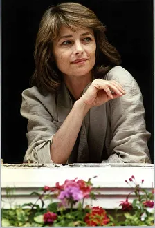 Charlotte Rampling actress looking out of window. June 1989 Charlotte Rampling actress looking out of window. June 1989