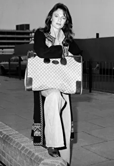 Charlotte Rampling seen here at London Airport 16th April 1976 *** Local Caption *** Charlotte Rampling seen here at London Airport 16th April 1976 *** Local Caption ***
