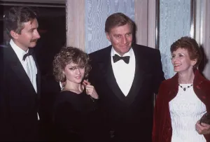 Charlton Heston Actor with wife Lydia and son and daughter Fraser Charlton Heston Actor with wife Lydia and son and daughter Fraser