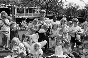 This cheerful group of toddlers from Quarry Hill playgroup found a new friend in Mr This cheerful group of toddlers from Quarry Hill playgroup found a new friend in Mr