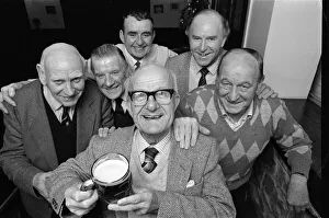 Cheers... Kirkheaton Cricket and Bowling Club veteran Mr Fred Taylor (centre Cheers... Kirkheaton Cricket and Bowling Club veteran Mr Fred Taylor (centre